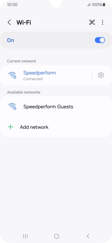 Press the Home key to return to the home screen.