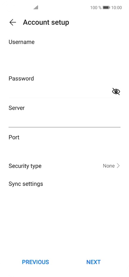 Press the field below 