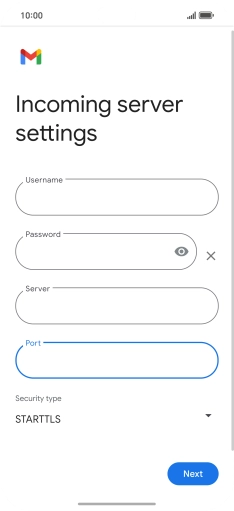 Press the drop down list below 