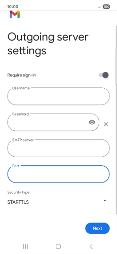 Press the drop down list below 