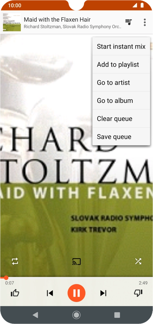 Press Add to playlist.