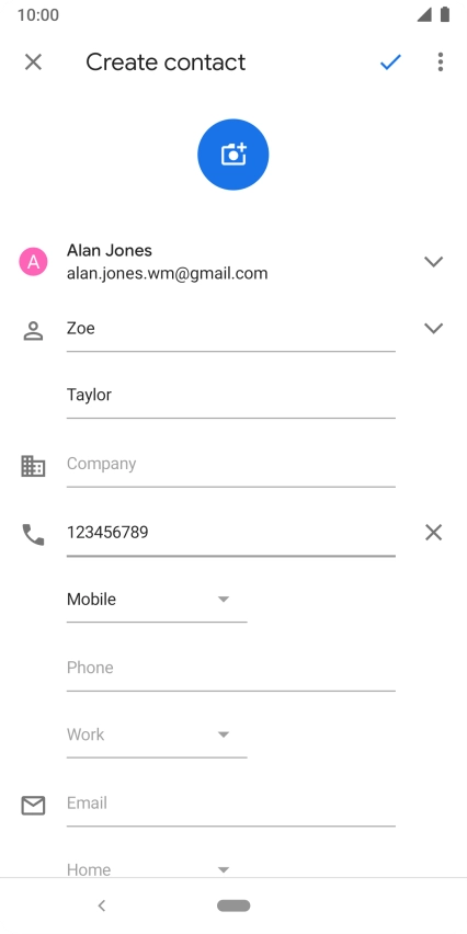 Press the save icon.