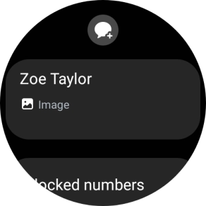 Press the required picture message.