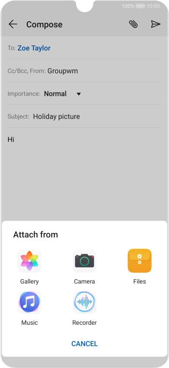 Press Files and go to the required folder.