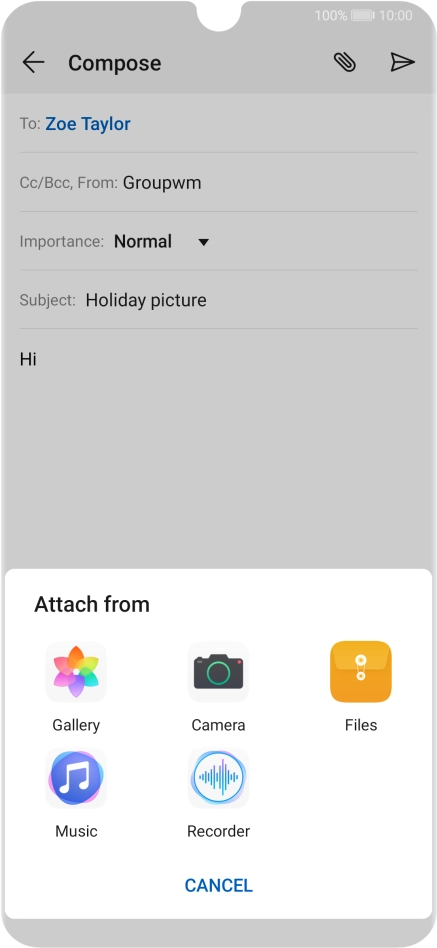 Press Files and go to the required folder.