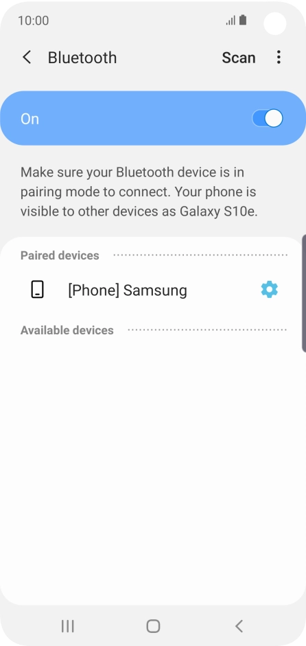 Press the Home key to return to the home screen.
