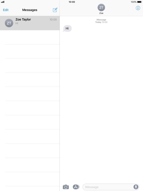 Press the Home key to return to the home screen.