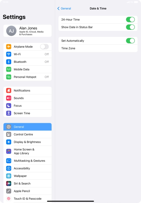 Slide your finger upwards starting from the bottom of the screen to return to the home screen.