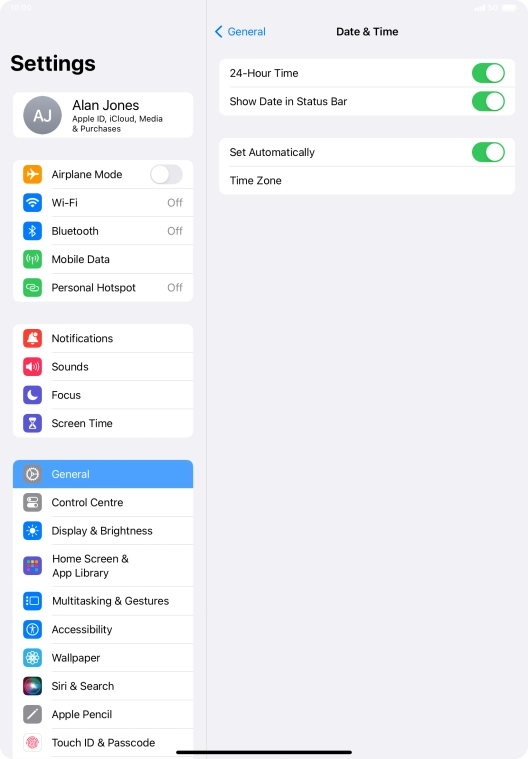 Slide your finger upwards starting from the bottom of the screen to return to the home screen.
