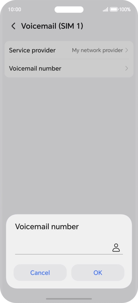 Key in +447953222222 and press OK.