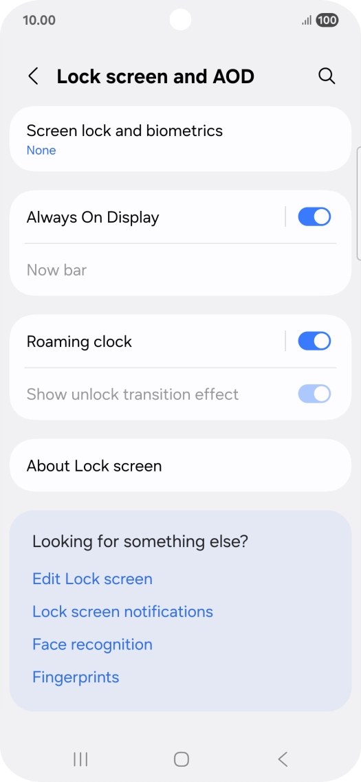 Press the Home key to return to the home screen.