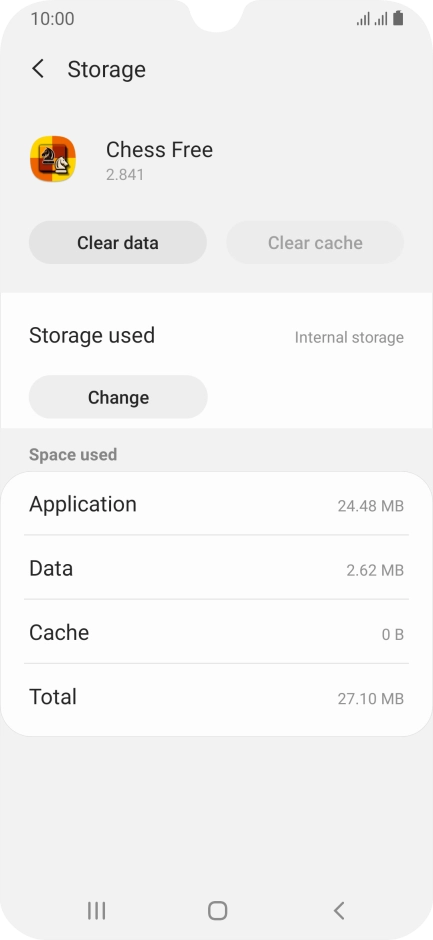 Press the Home key to return to the home screen.