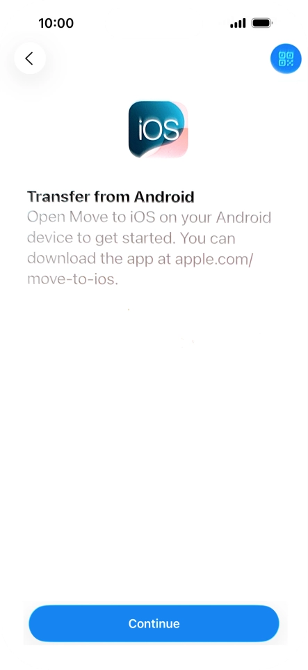 To transfer content to your phone, you need to install the app 