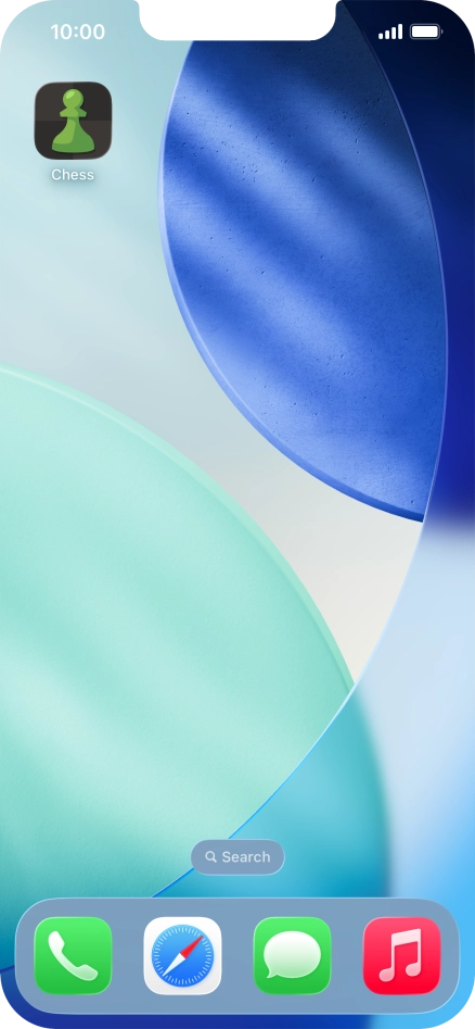 Press and hold the required app.