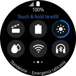 Press the low power mode icon.