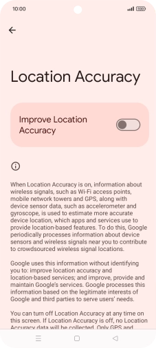 If you press the indicator next to 