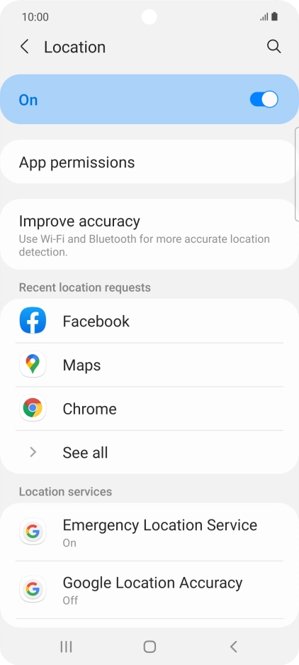 Press App permissions.