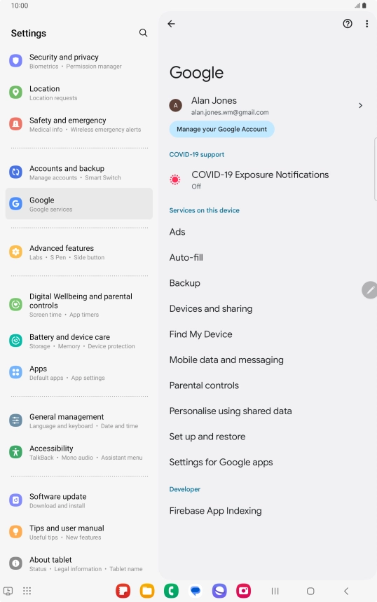 Press Find My Device.