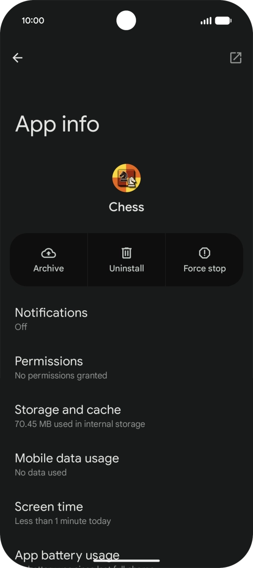 Press Storage and cache.