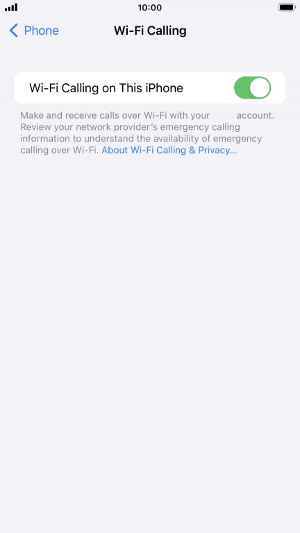 Press the Home key to return to the home screen.