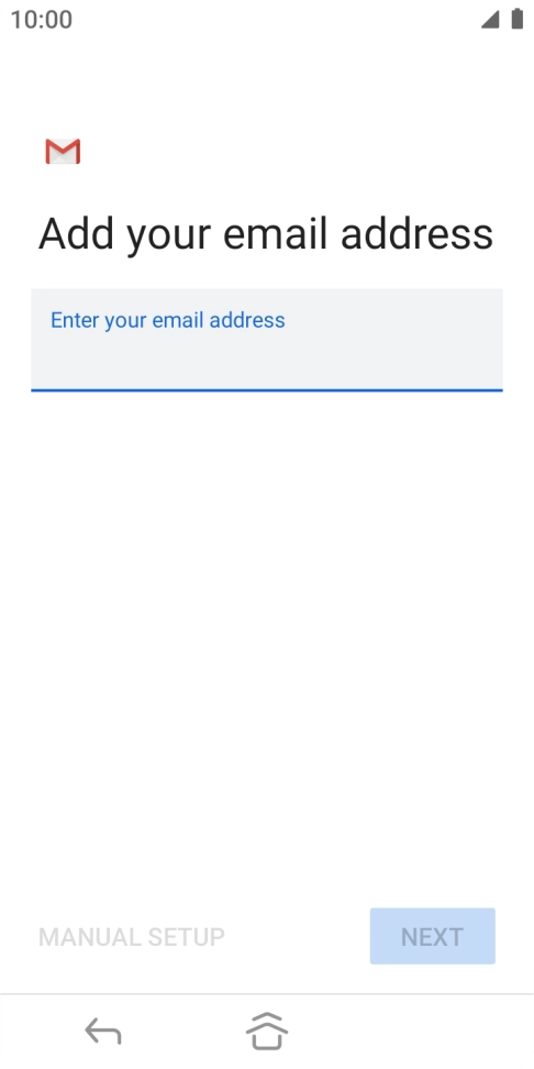 Press the field below 