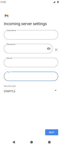 Press the drop down list below 