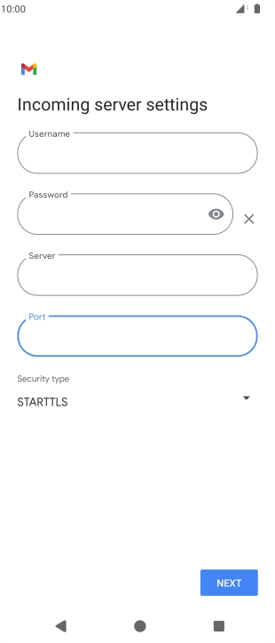 Press the drop down list below 