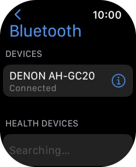 Press the Digital Crown to return to the home screen.
