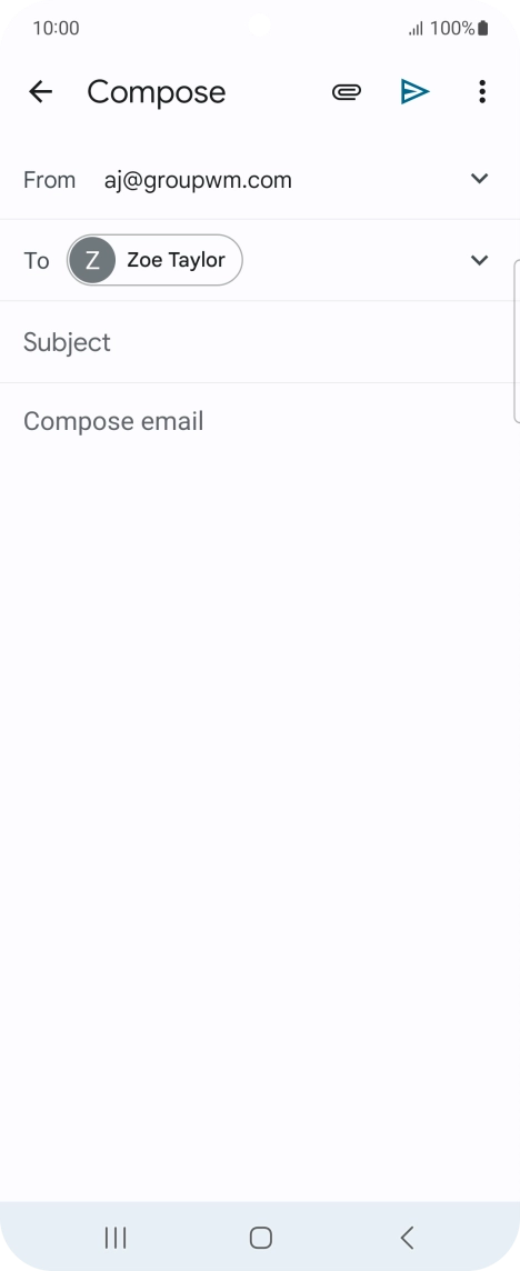 Press Subject and key in the required subject.