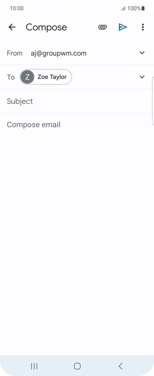 Press Subject and key in the required subject.