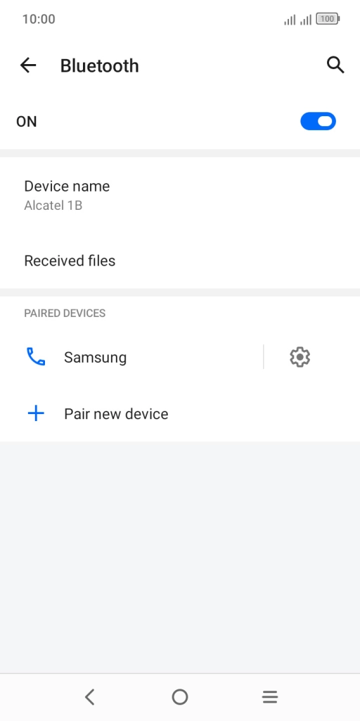 Press the Home key to return to the home screen.
