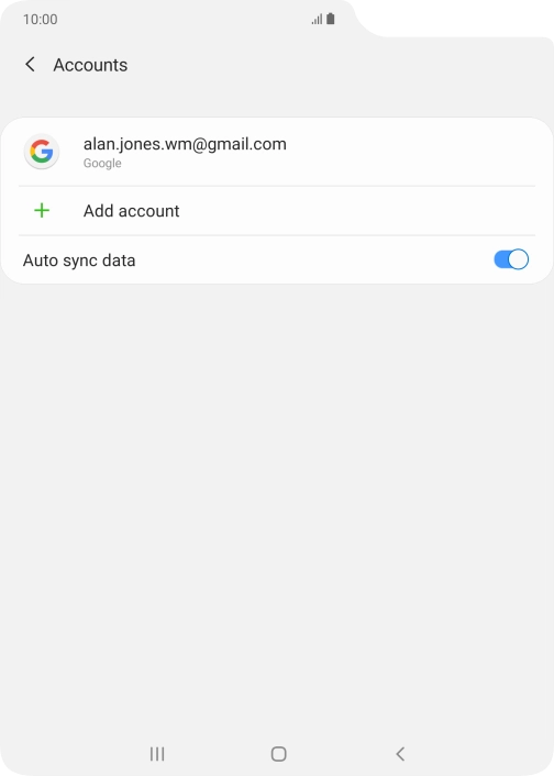 Press the Home key to return to the home screen.