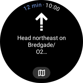 Follow the instructions on the screen to navigate to the selected destination.