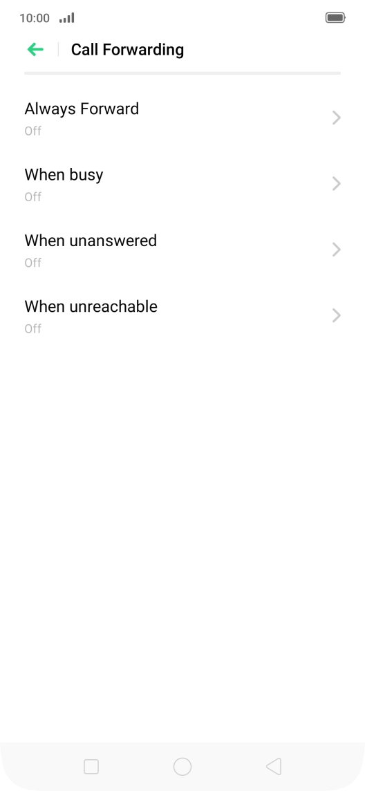 Press the Home key to return to the home screen.