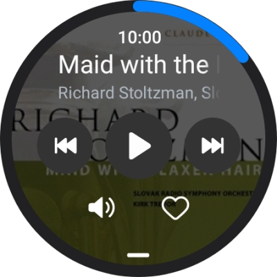 Press arrow right to go to the next audio file.