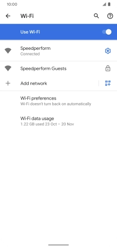Slide your finger upwards starting from the bottom of the screen to return to the home screen.