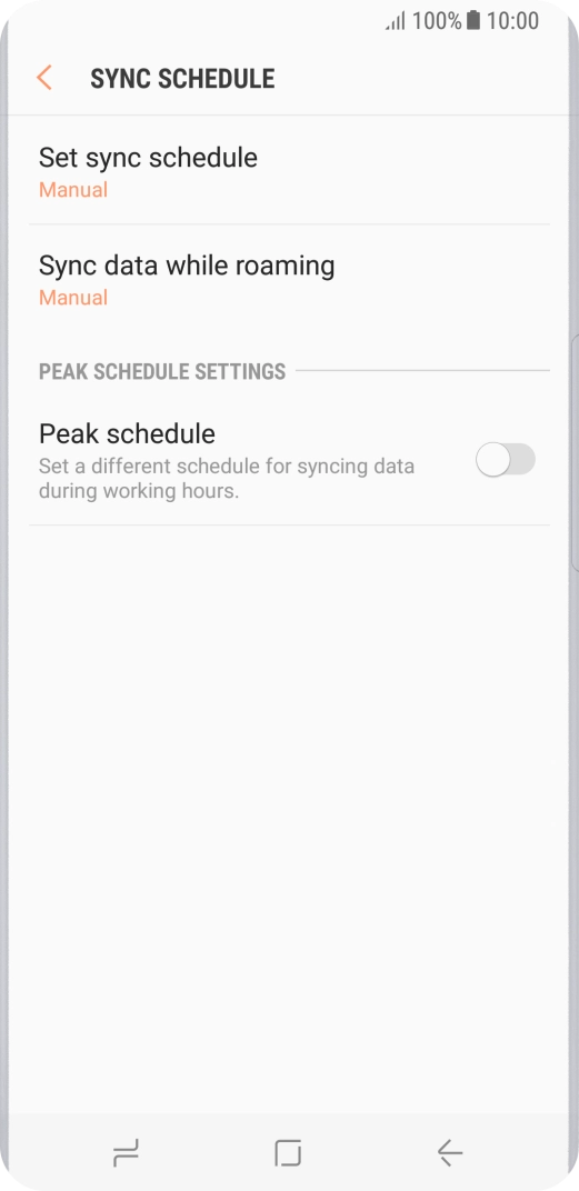 Press the Home key to return to the home screen.