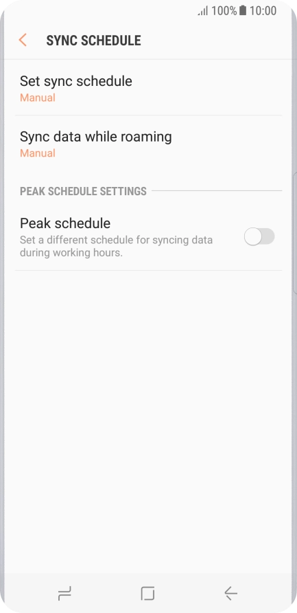 Press the Home key to return to the home screen.
