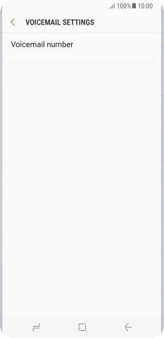 Press Voicemail number.