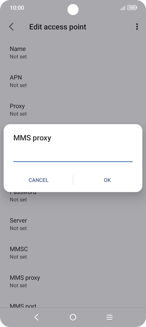 Key in 149.254.201.135 and press OK.