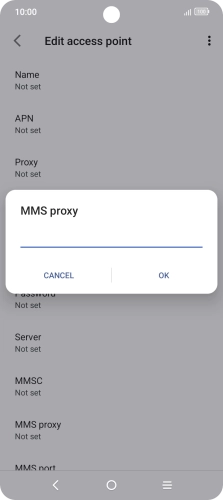 Key in 149.254.201.135 and press OK.