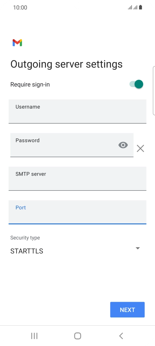 Press the drop down list below 