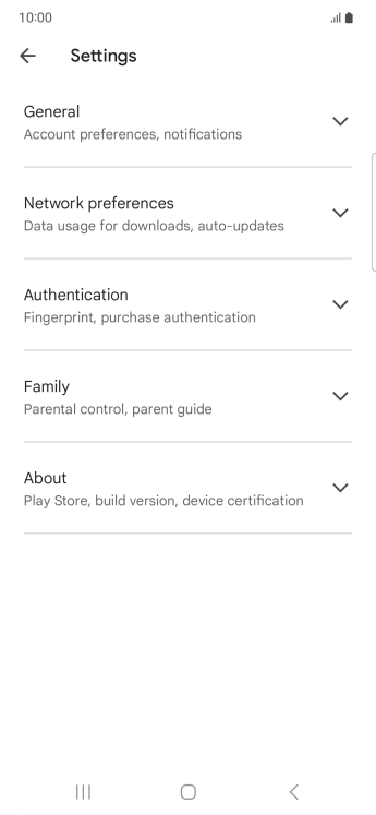 Press Network preferences.