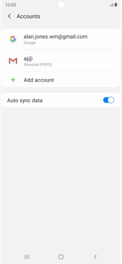Press the Home key to return to the home screen.
