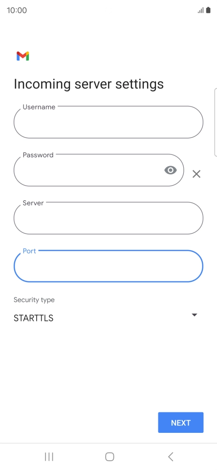 Press the drop down list below 