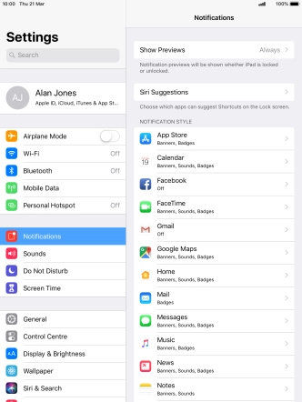 Press Show Previews.