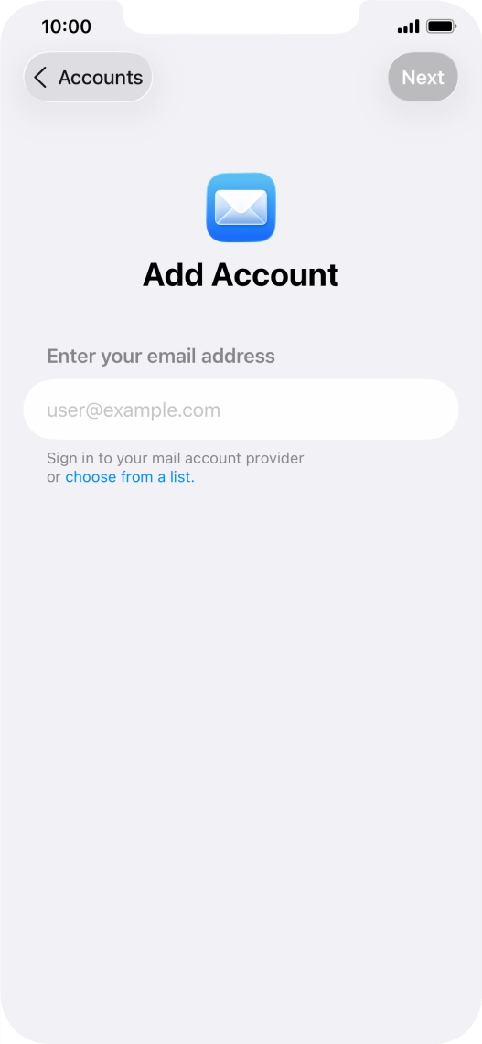 Press the field below 