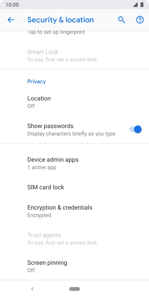 Press SIM card lock.