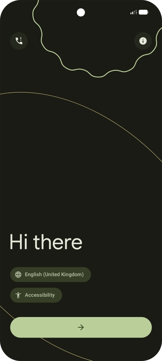 Press Accessibility and follow the instructions on the screen to select the required settings.