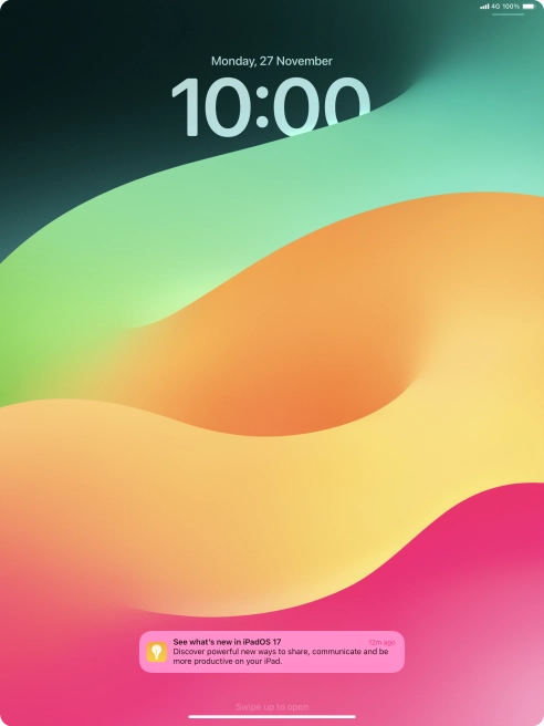 Press the required notification and follow the instructions on the screen to use the selected function.